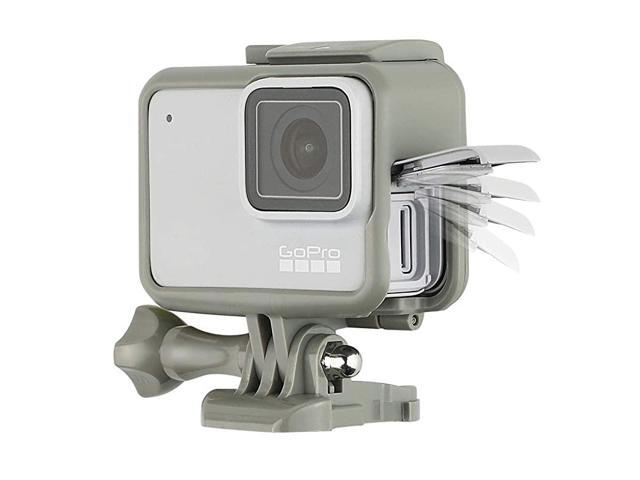 Frame Mount Housing Case for GoPro Hero 5 6 7 Black White Silver Hero 2018 Cameras Protective Housing with Buckle and Screw All Slots Fully