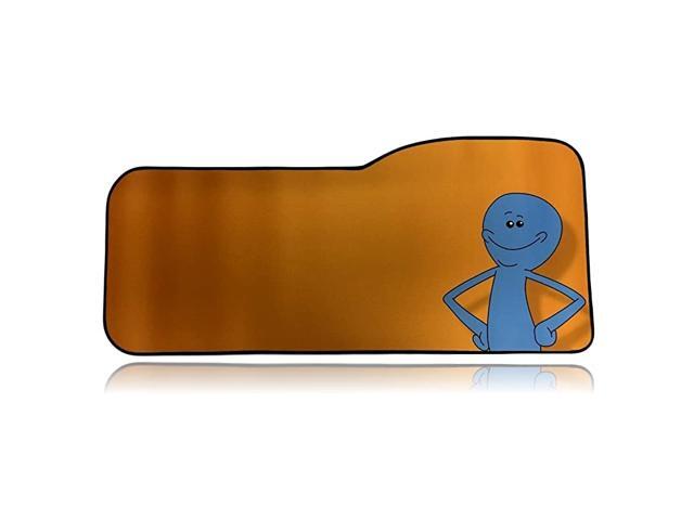 and Morty Extended Size Custom Professional Gaming Mouse Pad Anti Slip Rubber Base Stitched Edges Large Desk Mat 285 x 1275 x 012 Curve Mr Meeseeks