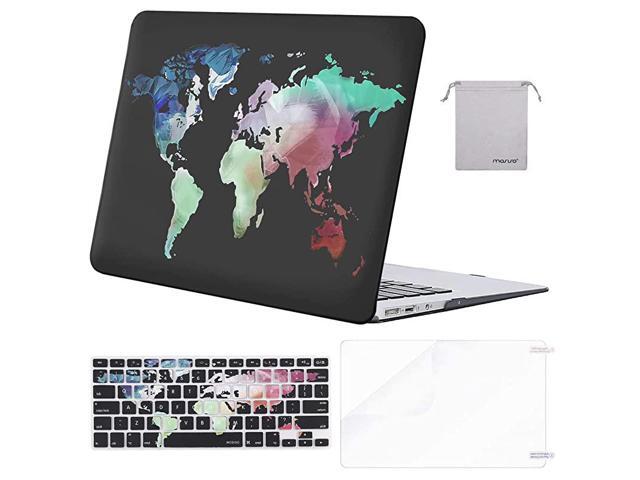 Compatible with MacBook Air 13 inch Case A1369 A1466 Older Version 20102017 Release Plastic Pattern Hard Shell Case Keyboard Cover Screen Protector