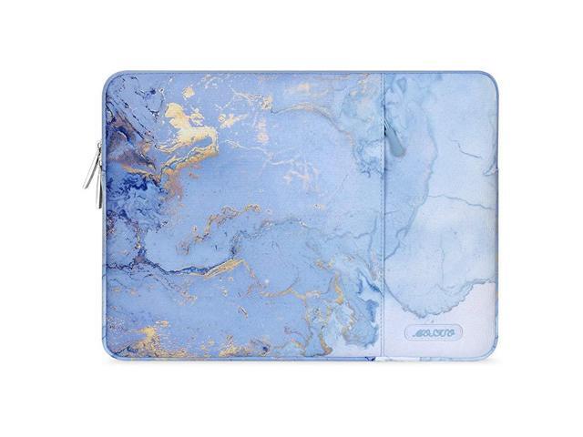 Laptop Sleeve Case Compatible with 13133 inch MacBook Pro MacBook Air Notebook Computer Polyester Vertical Watercolor Marble Bag Blue
