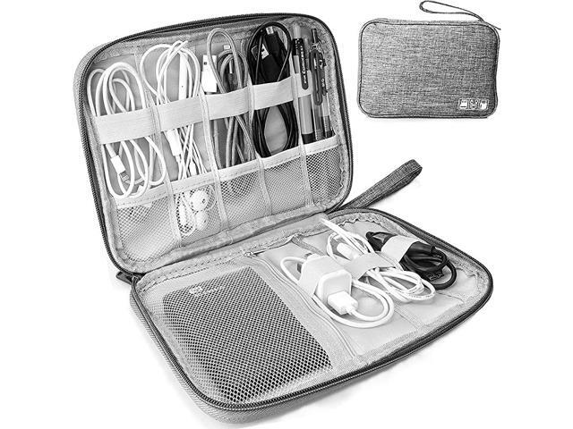 Electronics Organizer Cable Organizer Bag Waterproof Electronics Organizer Travel Case Cord Organizer for Hard Drives USB Cables Flash Drive Phone