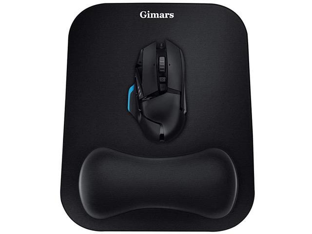 Large Smooth Superfine Fibre Memory Foam Ergonomic Mouse Pad Wrist Rest Support Mousepad with Nonslip Base for Laptop Computer Gaming Office