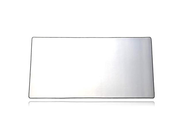 Plus Size Custom Professional Gaming Mouse Pad Anti Slip Rubber Base Stitched Edges Large Desk Mat 36 x 18 x 016 Plus All WhiteNo Logo