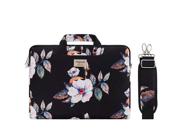 Laptop Shoulder Bag Compatible with 2019 MacBook Pro 16 inch 15 154 156 inch Dell Lenovo HP Asus Acer Samsung Sony Chromebook Hibiscus Carrying