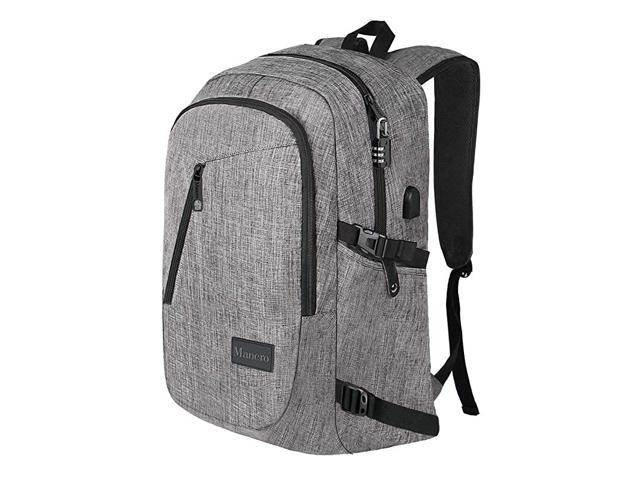 173 Inch Laptop Backpack Large Travel Laptop Backpack with USB Charging Port Anti Theft Water Resistant Business Backpack for Men and Women Durable