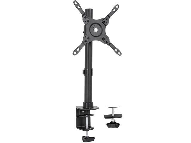 Black Ultra Wide Screen TV and Monitor Desk Mount Adjustable Height and Tilt Stand for Screens up to 42 inches STANDV101C