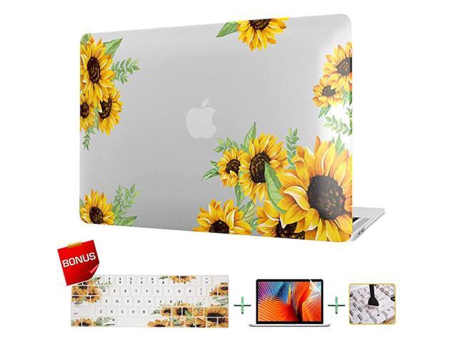 Pro 13 Inch Case 2019181716 Sunflower Laptop Case Keyboard Cover Screen Protector Floral ONLY for Old Mac Pro 13 Release 2016201720182019 Model