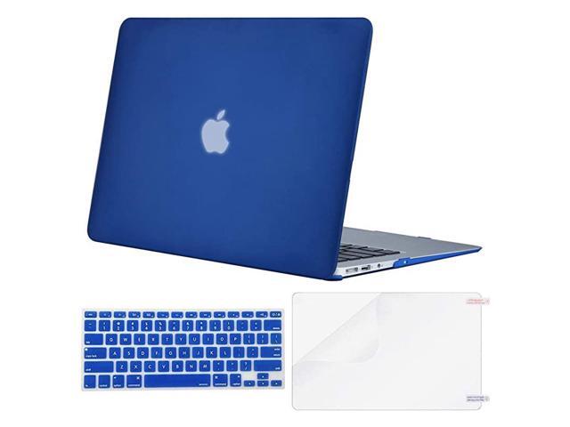 Plastic Hard Shell Case Keyboard Cover Screen Protector Only Compatible with MacBook Air 13 inch Models A1369 A1466 Older Version 20102017 Release