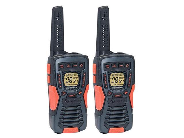 ACXT1035R FLT Floating Walkie Talkies Waterproof Rechargeable Long Range up to 37Mile Two Way Radio with NOAA Weather Alert VOX 2 Pack