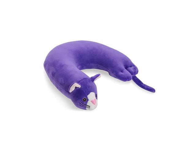 Piller Kids Travel Buddy and Comfort Pillow Purple Cat