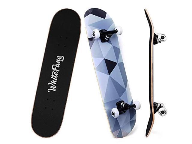 Skateboards for Beginners Complete Skateboard 31 x 788 7 Layer Canadian Maple Double Kick Concave Standard and Tricks Skateboards for Kids and