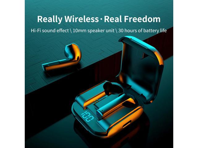 TWS Wireless Headphones Bluetooth V51 LED Power Display Earphones with Mic HIFI Stereo Sound Waterproof Touch Control Headsets