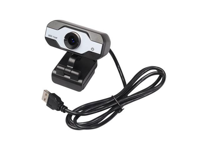 720P HD Webcam USB Plug And Play Widescreen Video 360 Degree Rotatable Computer Camera Built-in Microphone for Laptop PC