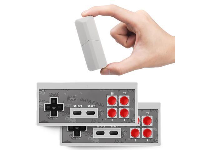 Wireless Handheld Game Player Build In 620 Classic 8 Bit Retro Video Games Console AV Output Game Console With Dual Gamepad