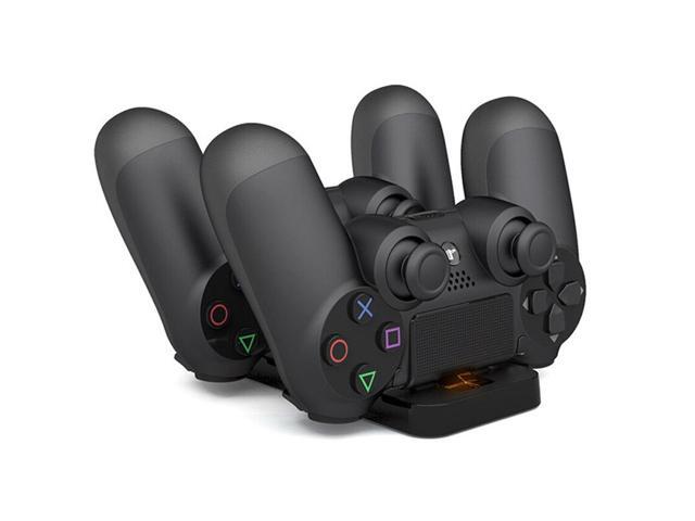 Dual USB Charging Dock for PS4 PlayStation 4 Game Controller Handle Charging Station Cradle for PS4 Controller Charger Stand