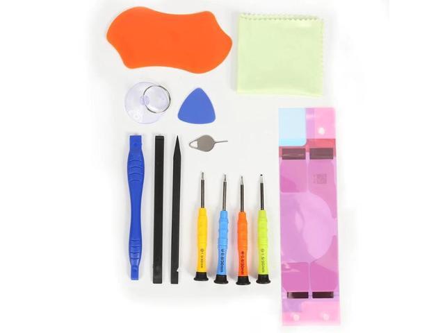 Alloet 10 in 1 Mobile Phone Repair Tools Screwdriver Repair Tool Kit Screen Opening Suction Cup Hand Tools Set for iPhone 8 Plus