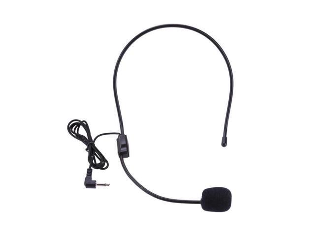 Portable Head-mounted Headset Microphone Wired 35mm Plug Guide Lecture Speech Headset Mic For Teaching Meeting