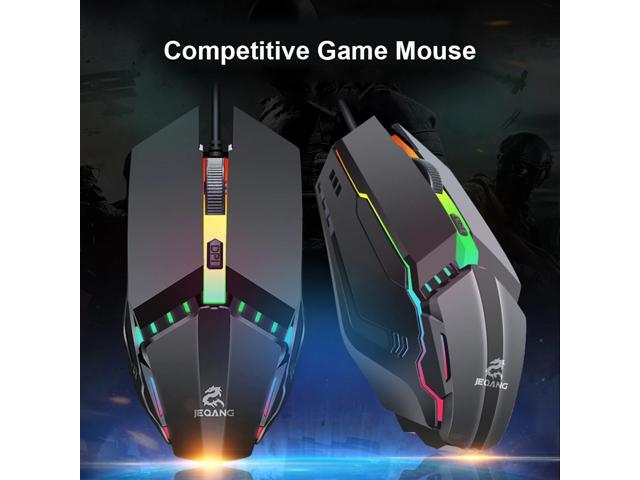 USB Wired Gaming Mouse 8D 1600DPI Adjustable Optical LED Backlight Computer Mice Professional Gamer Mouse for Laptop PC