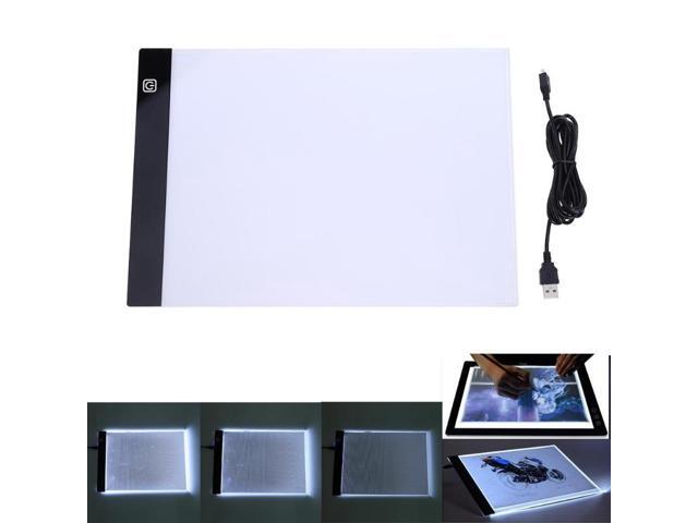 A4 Digital Tablets LED Graphic Artist Thin Art Stencil Drawing Board Light Box Tracing Table Pad Three-level Copy Board