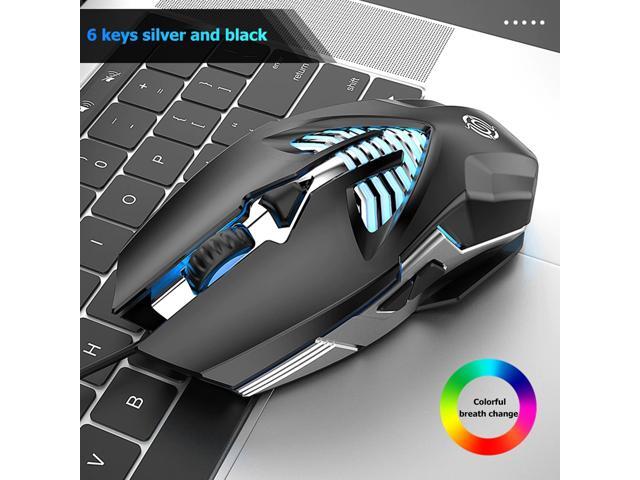 Q1 Wired Gaming Mouse 6 Buttons 3200DPI Adjustable RGB Backlight Mouse Home Office Ergonomic USB Mice For Laptop PC Gamer