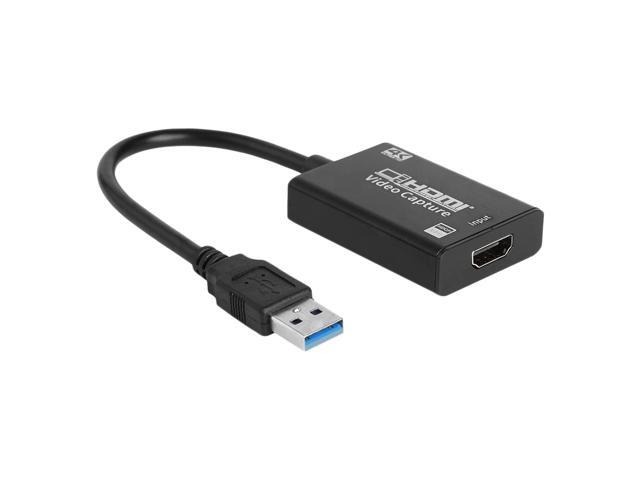 4K HDMI USB Capture Card Adapter USB 30 To HDMI Video Capture Grabber Record Box for Game HD Camera Recording Live Streaming