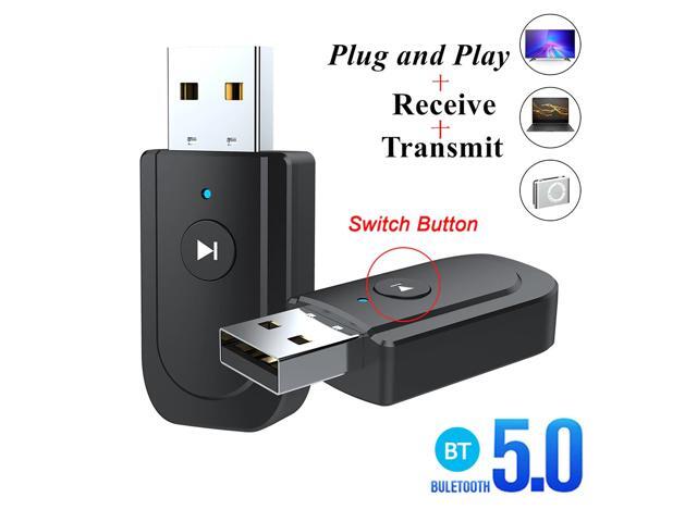 SY18 USB Bluetooh 50 Audio Receiver Transmitter 35mm Jack AUX USB Stereo Music Wireless Adapter Dongle For TV PC Car Headphone