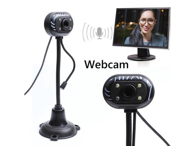 USB HD Webcam Plug And Play Widescreen Video Rotatable Computer Camera Built-in Mic for Live Streaming Video Conference Work