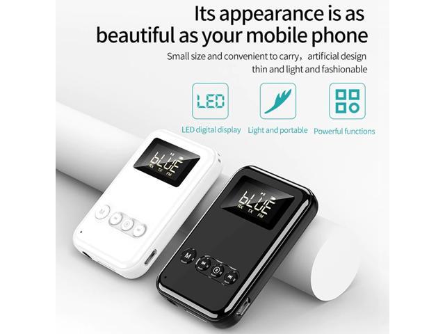 Bluetooth 50 Audio Transmitter Receiver Stereo Music Wireless Adapter 35mm Jack AUX TF Card FM Transmitter for Car TV MP3 PC
