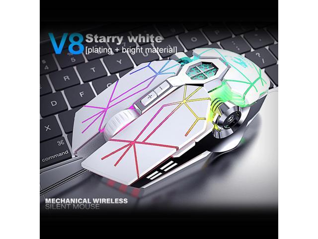 V8 USB Wired Gaming Mouse 4 Gears 3200DPI Adjustable 7 Buttons RGB Backlight Optical Computer Mice Professional Gamer Mouse