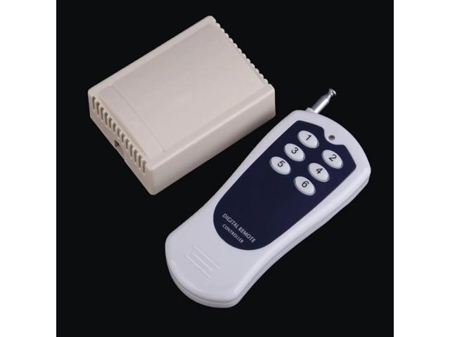 DC12V 6 CH Buttons 315MHZ/433MHZ Wireless RF Remote Control Switch Transmitter Remote Control Receiver