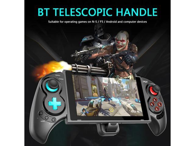 IPEGA Wireless Bluetooth Game Controller Grip Telescopic Gamepad 6-Axis Vibration Joystick For Nintendo Switch/Android/PS3/PC