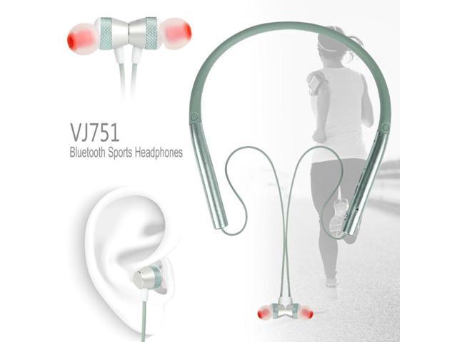 VJ751 Wireless Bluetooth 50 Headset With Mic Handsfree Sports Headphones 3D Stereo HiFi Music Headphone