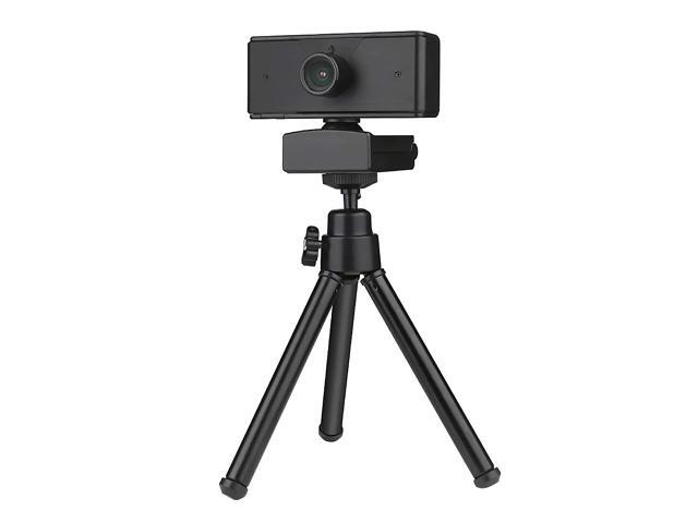 HD Webcam 1080P 2MP Web Camera with Tripod Stand Built-in Microphone 1920 X 1080P USB Plug Web Cam Camera for Laptops Game PC