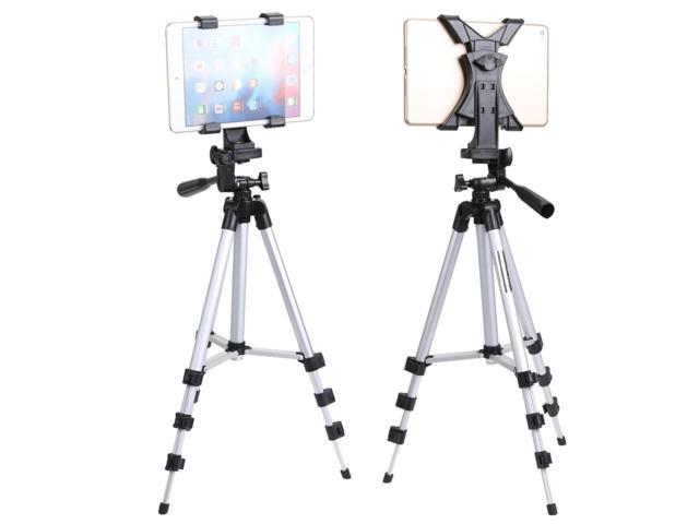 Universal Tablet Stand Tripod With 1/4' Screw Tablet Clamp Holder Mount For iPad 2 3 4 Mini Air Pro Tablet Camera Tripod Bracket