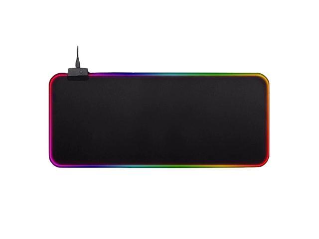 Large LED RGB Mouse Pad USB Wired Rubber Lighting Gaming Mousepad Desktops Mice Mat for Computer Overwatch Pubg LOL