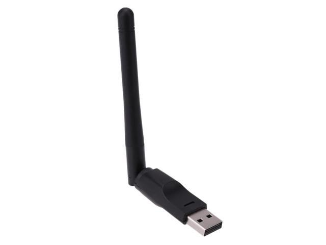 150Mbps Wireless USB Wifi Receiver 80211n Wi-Fi Ethernet External Wireless Adapter Card with 2dbi Wifi Antenna for Computer PC