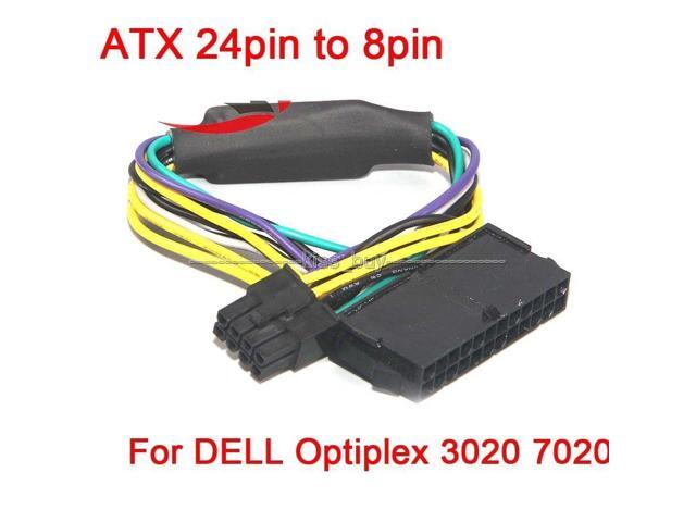 ATX 24 pin to 8 pin Power Cable 24P TO 8P for DELL Optiplex 3020 7020 9020