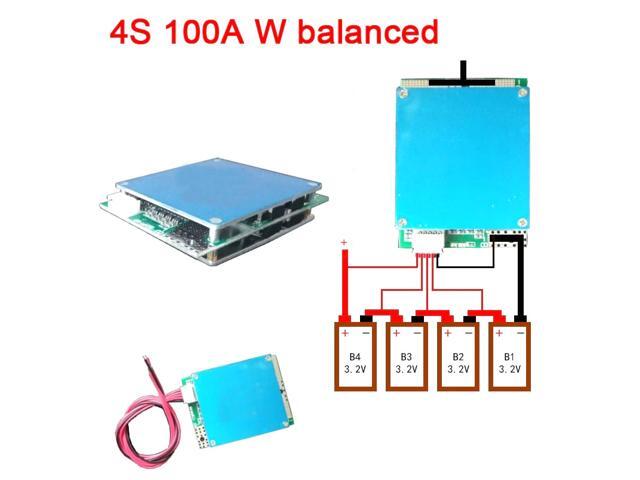 4S cell 12V 100A Lifepo4 lithium iron phosphate BMS battery protection board w balance High Current FOR Car start Inverter