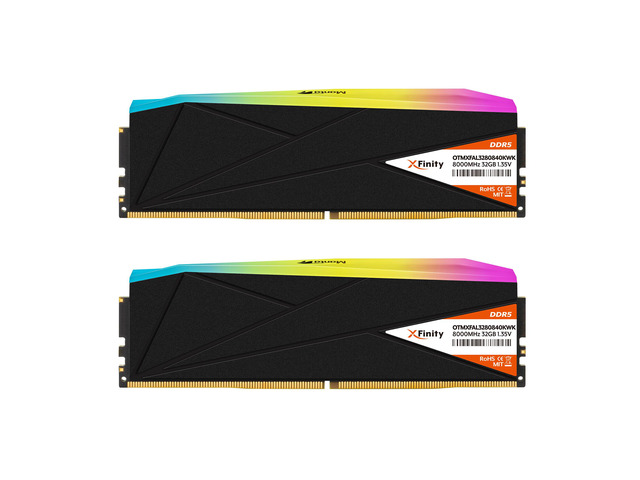NeweggBusiness - V-COLOR OLED XFinity+ DDR5 64GB (2x32GB) 8000MHz