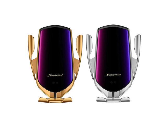 R1 Automatic Clamping 10W Car Wireless Charger For iPhone 11 Pro XS Samsung Infrared Sensor Qi Wireless Charger Car Phone Holder