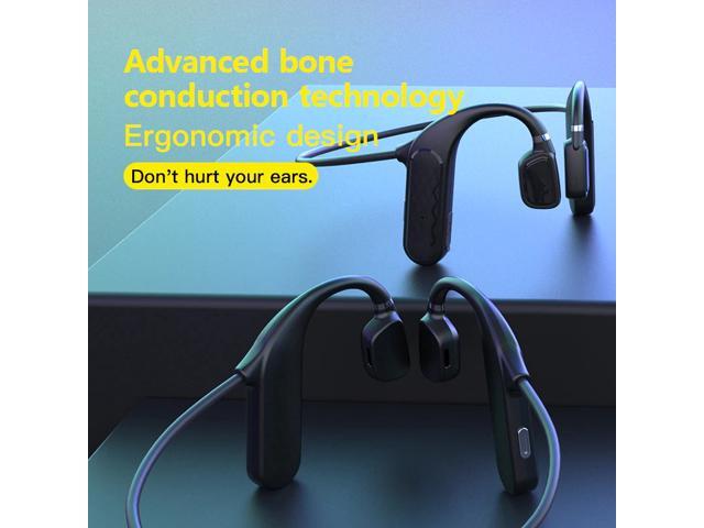 Bone Conduction Headphones Bluetooth wireless Sports Earphone IP56 Headset Stereo Hands-free with microphone Waterproof Z