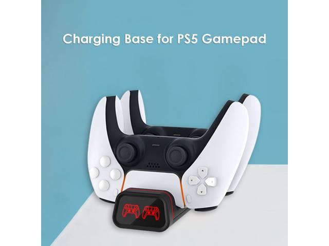 For PS5 Controller Charger Dual USB Fast Charging Dock Station Stand for PlayStation 5 DualSense for Xbox Series X S Switch Pro