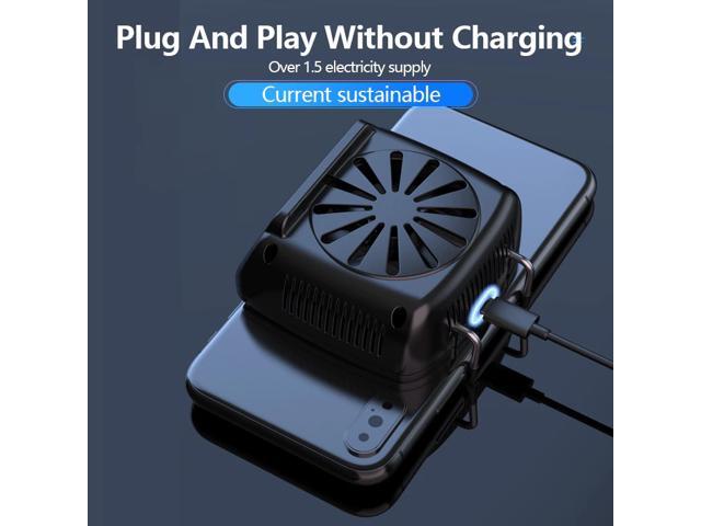 Mobile Phone Cooling Phone Radiator Gaming Universal Portable Fan Holder Heat Sink or Phone Cooler Phone Cooling Fan Case