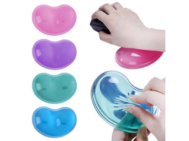 3D Wavy Silicone Heart-shaped Mouse Wrist Pad Comfort Gel Computer Mouse Hand Wrist Rests Support Cushion Pad Quality