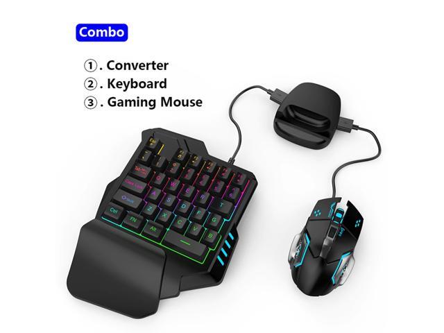 PUBG Mobile Gamepad Controller Gaming Keyboard Mouse Converter Bluetooth Wired Adapter For Android IOS Phone