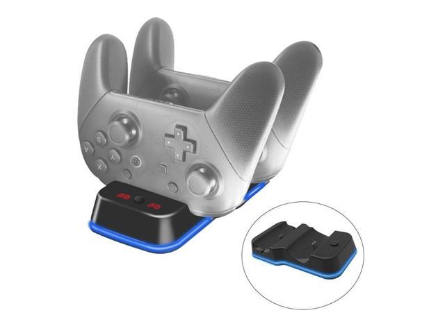 Dual USB C Charger for Nintendo Switch Pro Controller Fast Charging Dock Station Stand For Nintendo Switch Pro
