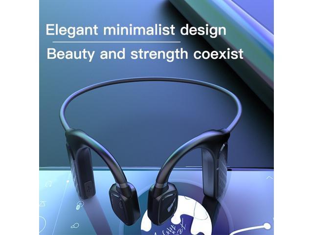 TWS Bone Conduction Headphones Bluetooth wireless Waterproof Comfortable Wear Open Light Weight Not In-ear Sports Earphones D