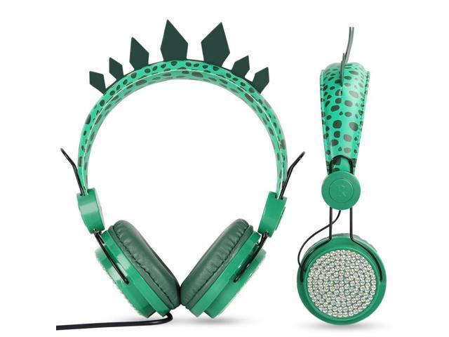 New 35mm Dinosaur Wired Headphone With Microphone Noise Cancelling Boy Son girl Kids Children Headset Gamer Headset Kids Gift