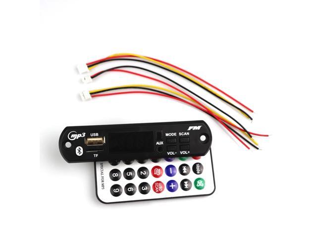 12V Bluetooth 50MP3 WMA Decoder Board Audio Module USB TF Radio Wireless Music MP3 Player Remote Control For Car accessories