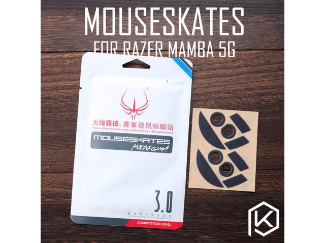 Hotline games 2 sets/packcompetition level mouse feet skates gildes for razer mamba 5g 06mm thickness